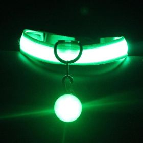 Luminous Fashion Dog Collar: The Ultimate Pet Accessory For Style And Safety! (Color: Green, size: XS)