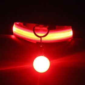 Luminous Fashion Dog Collar: The Ultimate Pet Accessory For Style And Safety! (Color: Red, size: XS)