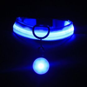 Luminous Fashion Dog Collar: The Ultimate Pet Accessory For Style And Safety! (Color: Blue, size: XS)