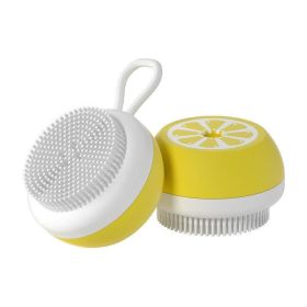 Luxury Pet Pampering Duo - Silicone Spa Massage Comb And Grooming Tool For Dogs And Cats (Color: Yellow, Style: Combed Hair)