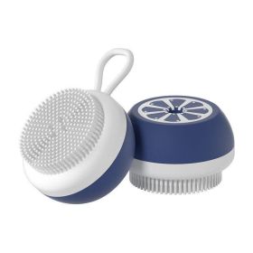 Luxury Pet Pampering Duo - Silicone Spa Massage Comb And Grooming Tool For Dogs And Cats (Color: Navy Blue, Style: Combed Hair)