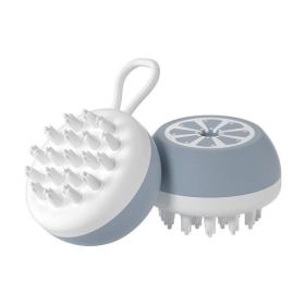 Luxury Pet Pampering Duo - Silicone Spa Massage Comb And Grooming Tool For Dogs And Cats (Color: Grey, Style: 3D Massage Head)